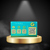 3-in-1 Multi Colour QR Standee with Payment QR