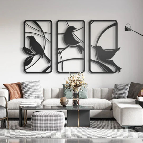 Acrylic Birds Wall Art | Home Decor Frame | Acrylic Wall Hanging