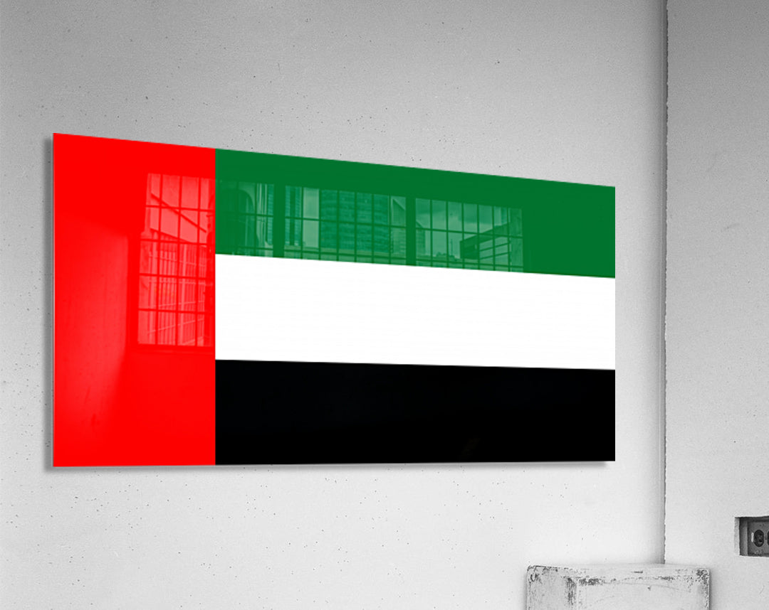 UAE National Day Large Acrylic Wall Flag – Bold, Durable, and Patriotic!