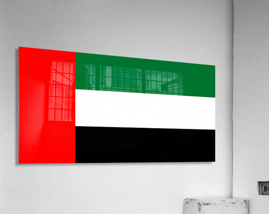 UAE National Day Large Acrylic Wall Flag – Bold, Durable, and Patriotic!