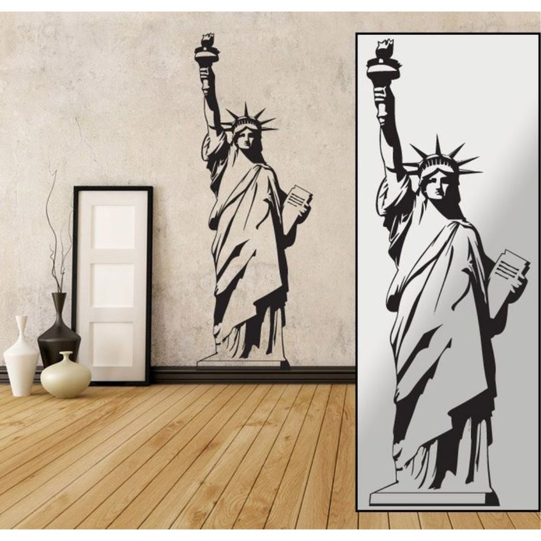 Statue of liberty, America – Skyline Acrylic Wall Art – Home Decal – National Day