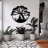 Metal Tree of Life with Buddha Wall Art