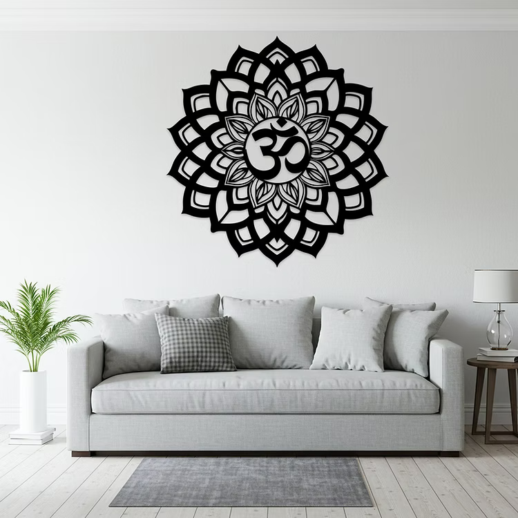 Mandala Om Wall Art