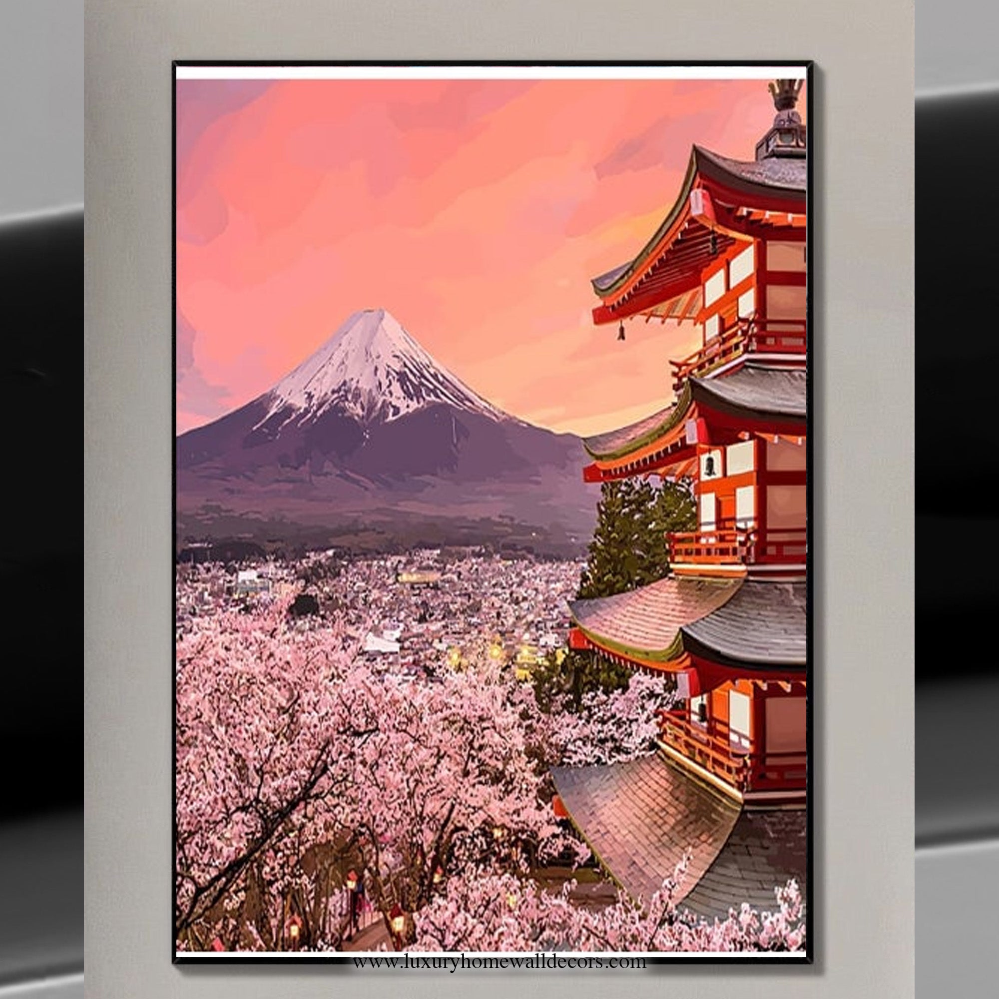 Minimalist Japan Silhouette Wall Art