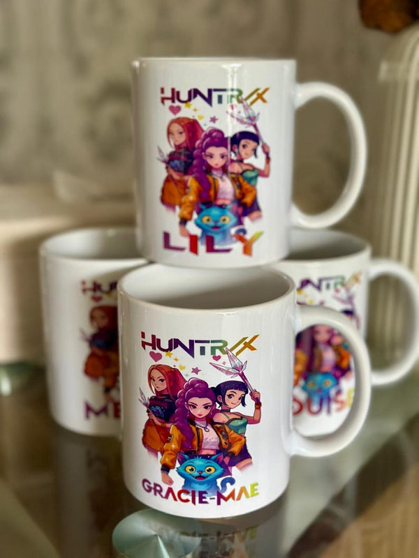 Personalised Novelty K Pop Huntrix Mug, Girl Boy Unisex Gift, K-Pop fans, Demon Hunters
