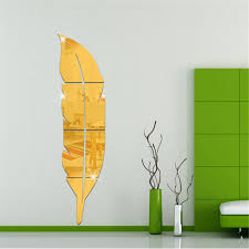 Leaf Acrylic Wall Mirror- Modern Home Decoration