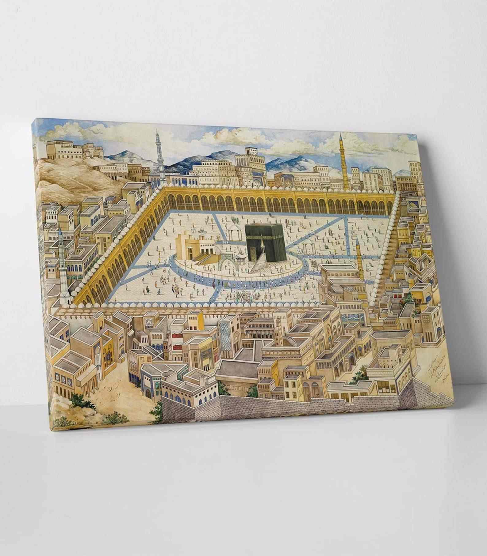 Kaaba Islamic Wall Art - Islamic Canvas Printing