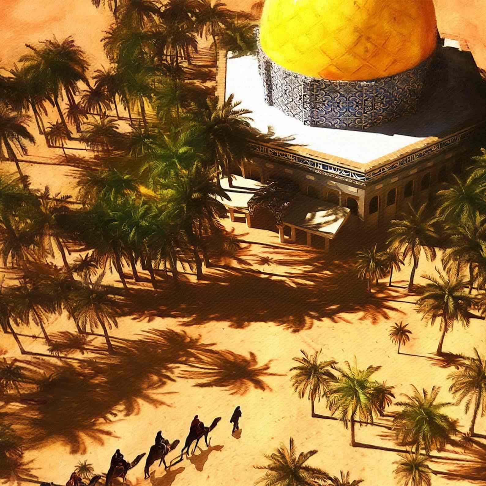 Masjid Al Aqsa - Islamic Wall Decor Canvas Printing