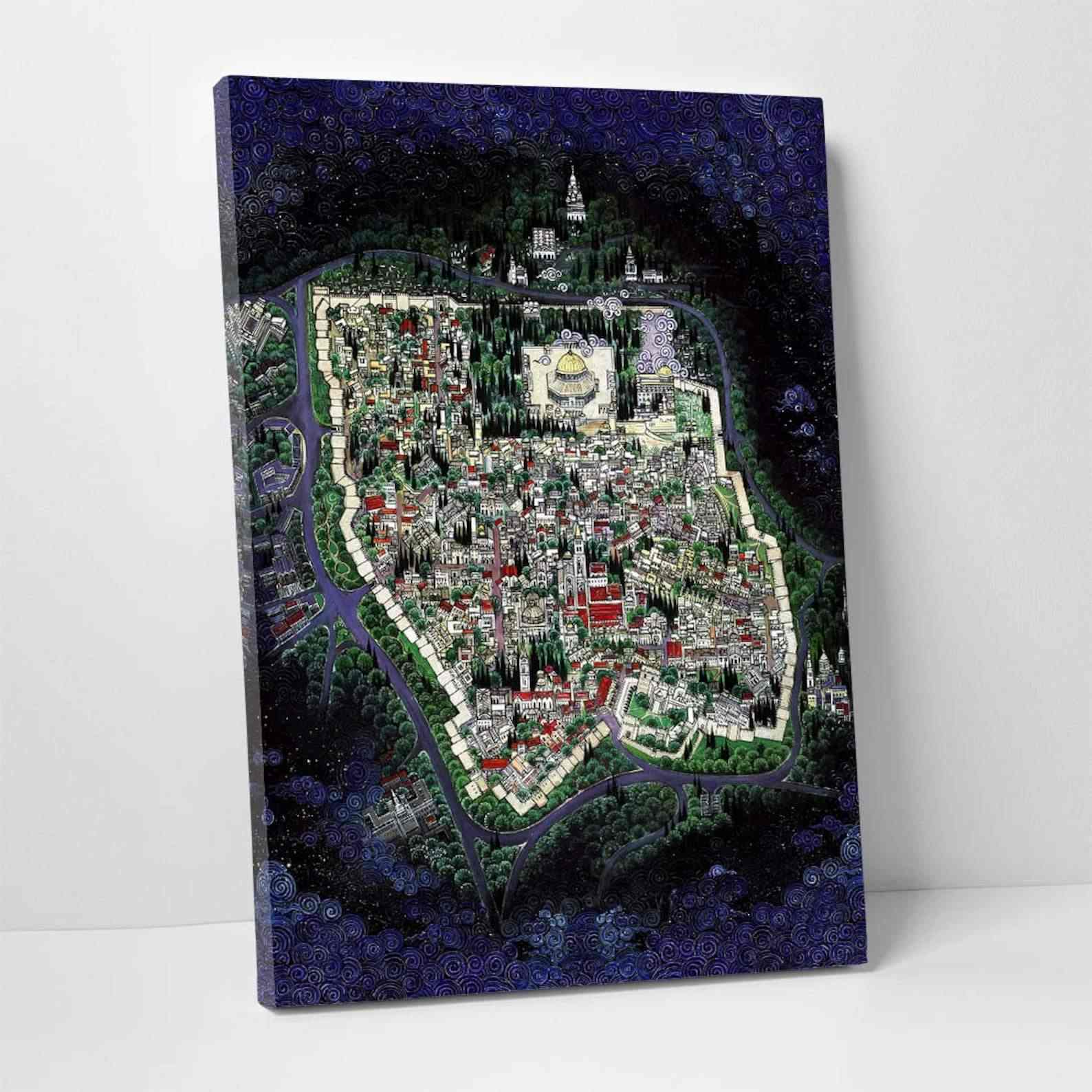 Masjid Al Aqsa - Modern Islamic Canvas Printing