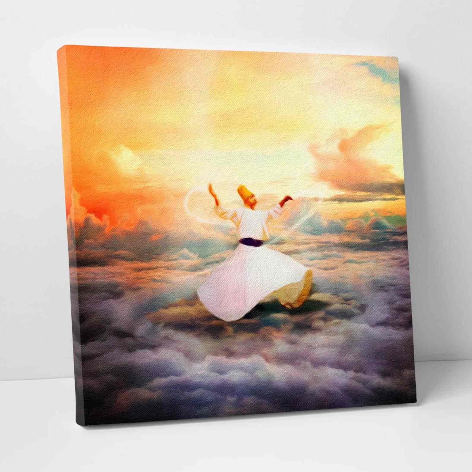 Islamic Canvas Printing - Whirling Dervish