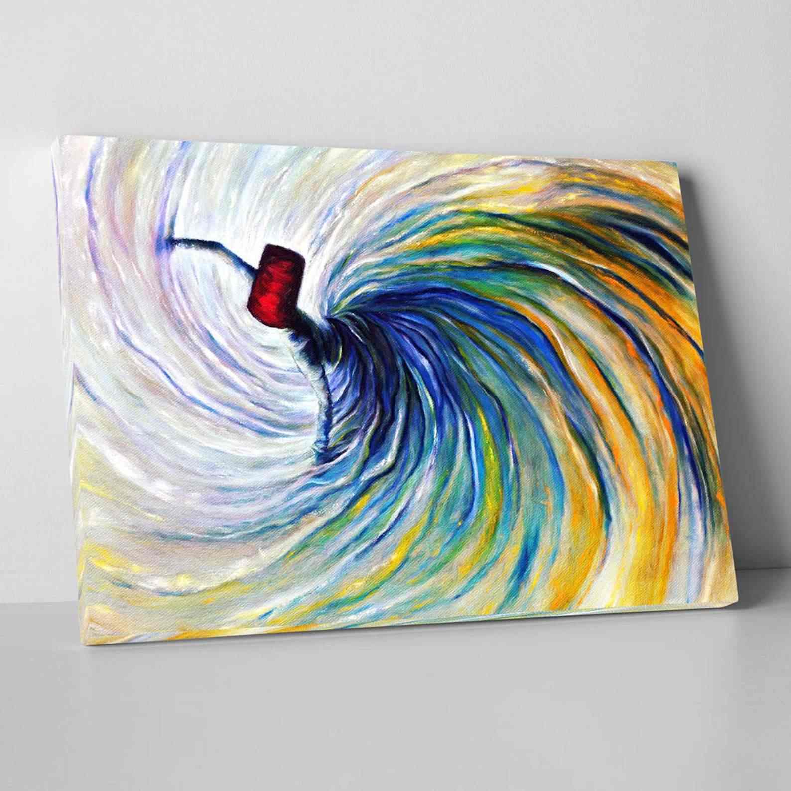 Islamic Wall Art | Whirling Dervish - Modern Canvas Printing