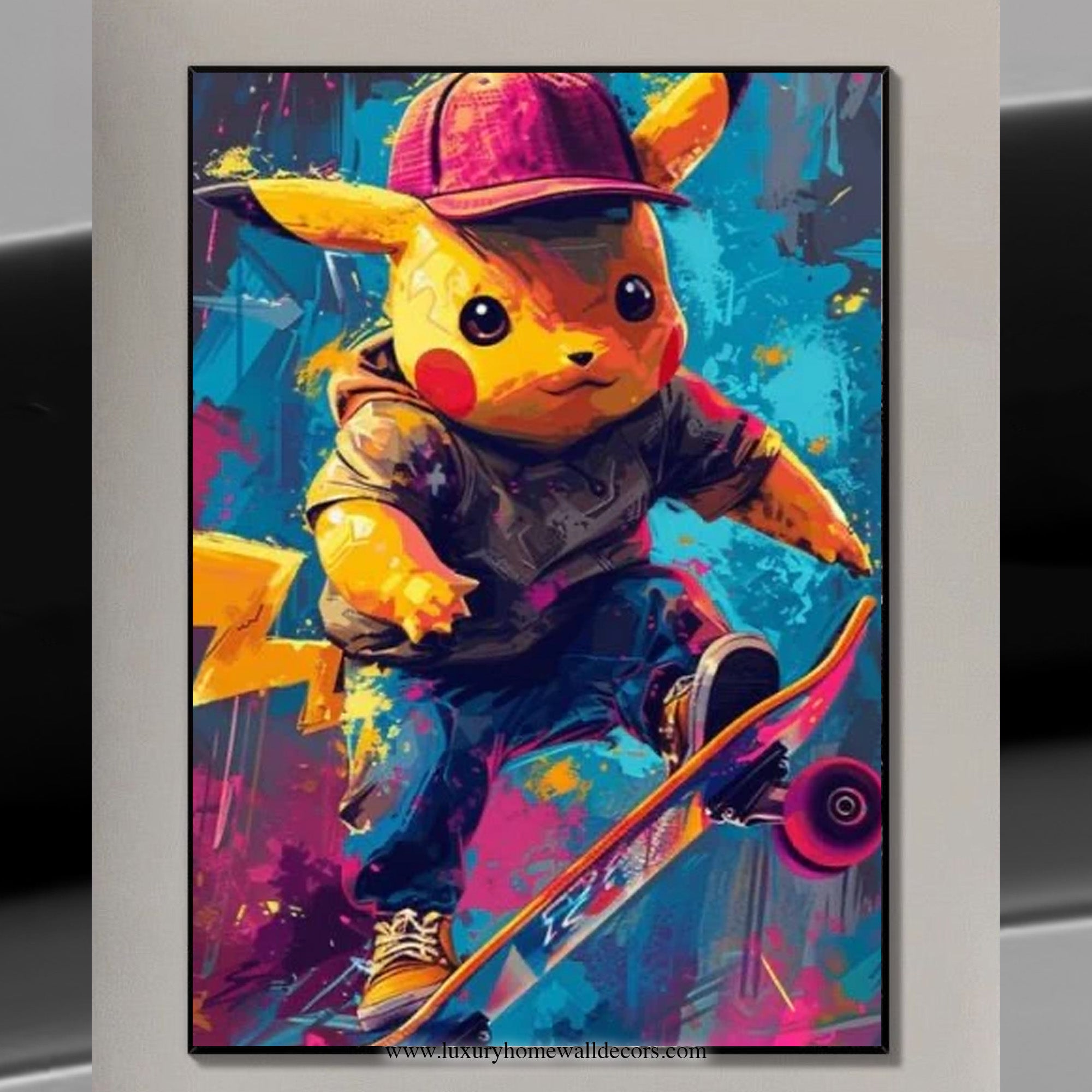 Pokemon: Pikachu Sky Board Wall Art