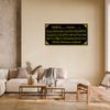 Horizontal Ayatul Kursi Calligraphy – Modern Islamic Wall Décor