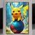 Pokemon: Pikachu On The Ball Wall Art